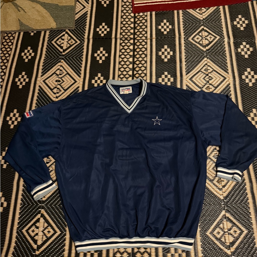 NFL Dallas Cowboys proline/starter team pull over incredible material size XL